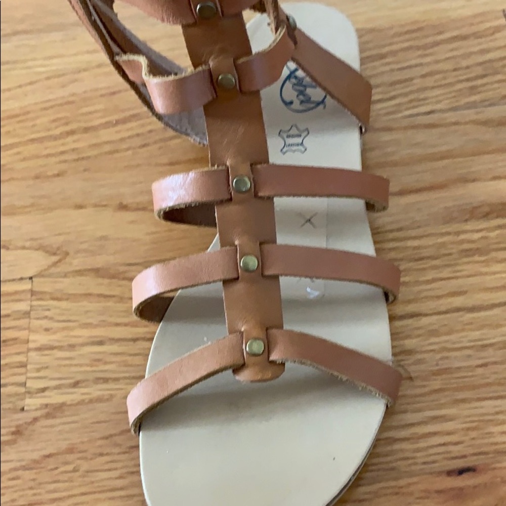 Gladiator sandals 100% genuine leather - Picture 2 of 2